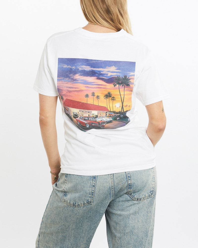 Vintage, In-N-Out, Burger, California, Tee, The Real Deal, size small, colour White, newtown, sydney, australia, thrift store, opshop, preloved, secondhand, sustainable, retro, antique, 70s, 80s, 90s, 2000s, 00s, fashion, clothing, streetwear, trendy, garment, style, boutique, store, shop, archive, sale, cheap, best, top, T-Shirts