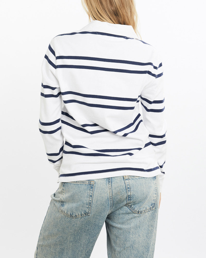 Vintage, 90s, Polo, Ralph, Lauren, Rugby, Shirt, The Real Deal, size small, colour White, newtown, sydney, australia, thrift store, opshop, preloved, secondhand, sustainable, retro, antique, 70s, 80s, 90s, 2000s, 00s, fashion, clothing, streetwear, trendy, garment, style, boutique, store, shop, archive, sale, cheap, best, top, Shirts