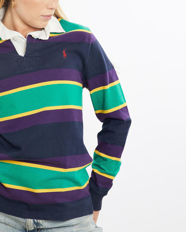 Vintage, 90s, Polo, Ralph, Lauren, Rugby, Shirt, The Real Deal, size small, colour Multicolour, newtown, sydney, australia, thrift store, opshop, preloved, secondhand, sustainable, retro, antique, 70s, 80s, 90s, 2000s, 00s, fashion, clothing, streetwear, trendy, garment, style, boutique, store, shop, archive, sale, cheap, best, top, Shirts