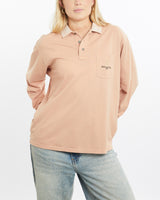 Vintage, 90s, Gianni, Valentino, Long, Sleeve, Polo, Shirt, The Real Deal, size medium, colour Beige, newtown, sydney, australia, thrift store, opshop, preloved, secondhand, sustainable, retro, antique, 70s, 80s, 90s, 2000s, 00s, fashion, clothing, streetwear, trendy, garment, style, boutique, store, shop, archive, sale, cheap, best, top, Shirts