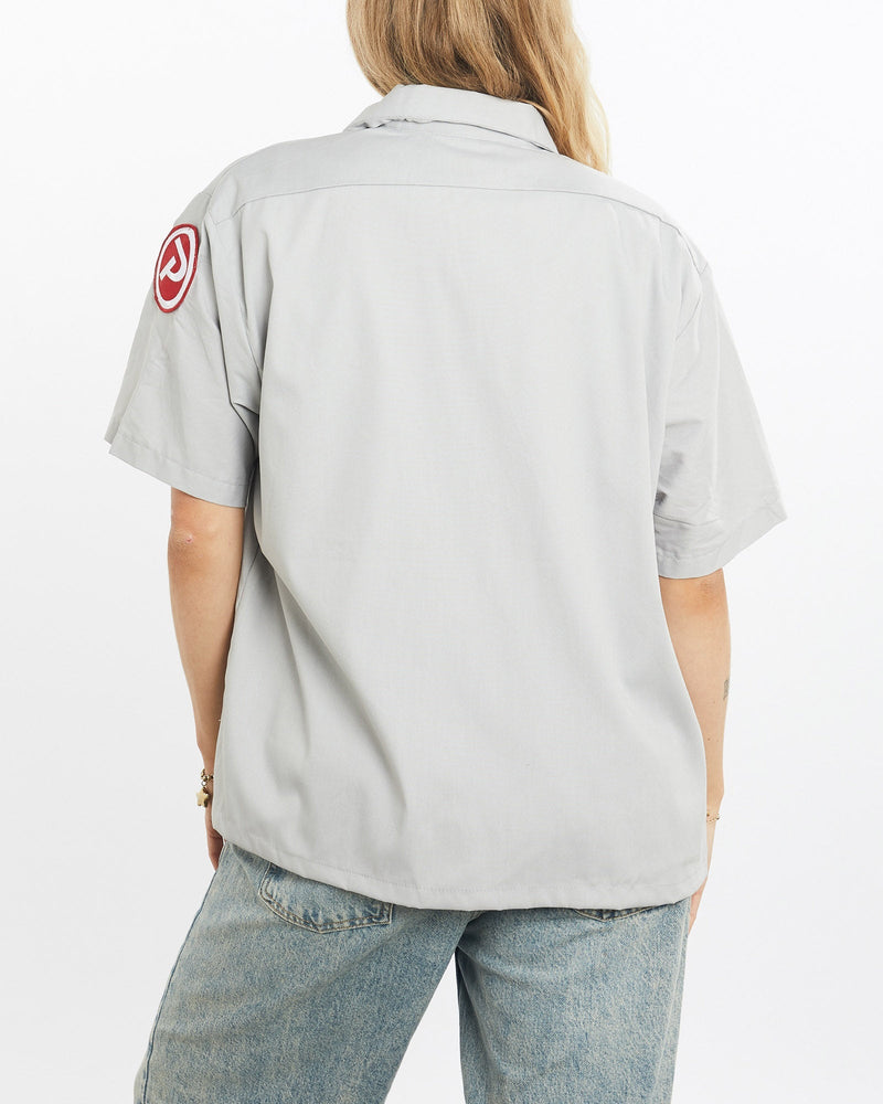 Vintage, Mechanic, Shirt, The Real Deal, size small, colour Grey, newtown, sydney, australia, thrift store, opshop, preloved, secondhand, sustainable, retro, antique, 70s, 80s, 90s, 2000s, 00s, fashion, clothing, streetwear, trendy, garment, style, boutique, store, shop, archive, sale, cheap, best, top, Shirts