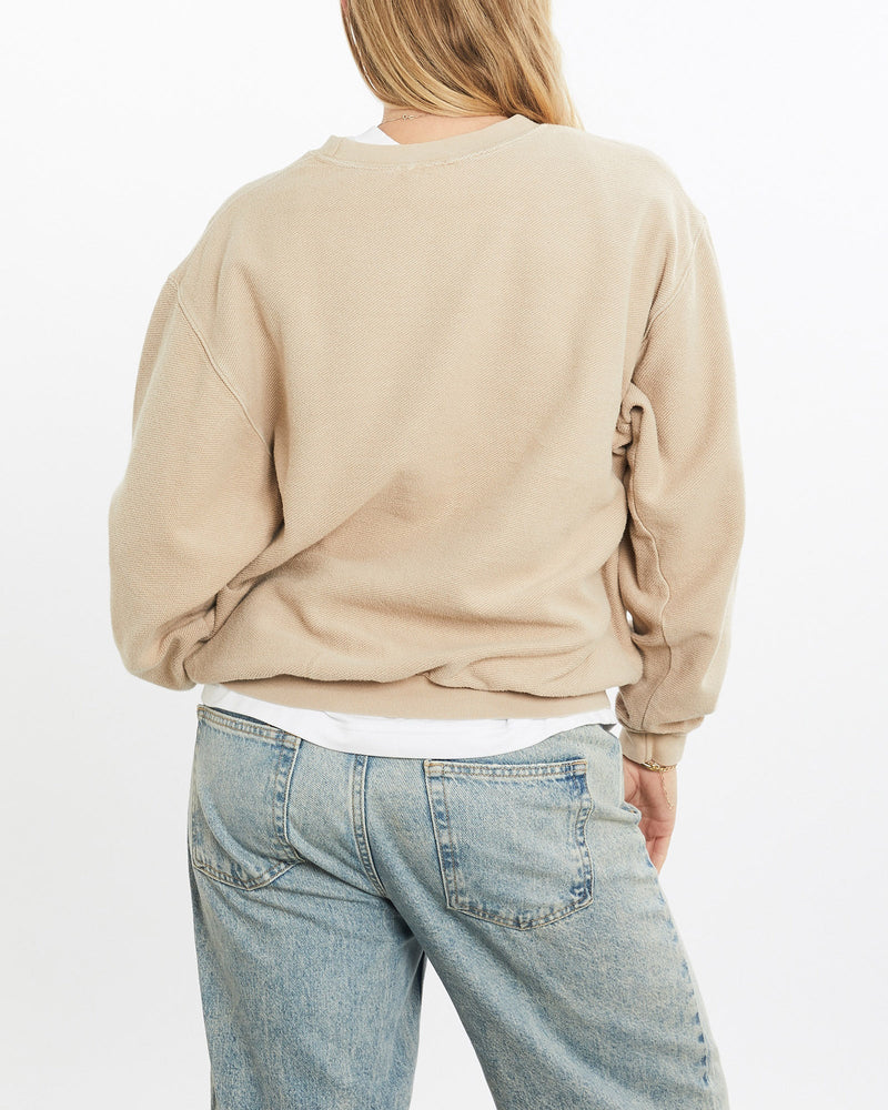 Vintage, 90s, Disney, Mickey, Mouse, Sweatshirt, The Real Deal, size medium, colour Beige, newtown, sydney, australia, thrift store, opshop, preloved, secondhand, sustainable, retro, antique, 70s, 80s, 90s, 2000s, 00s, fashion, clothing, streetwear, trendy, garment, style, boutique, store, shop, archive, sale, cheap, best, top, Sweats and hoodies