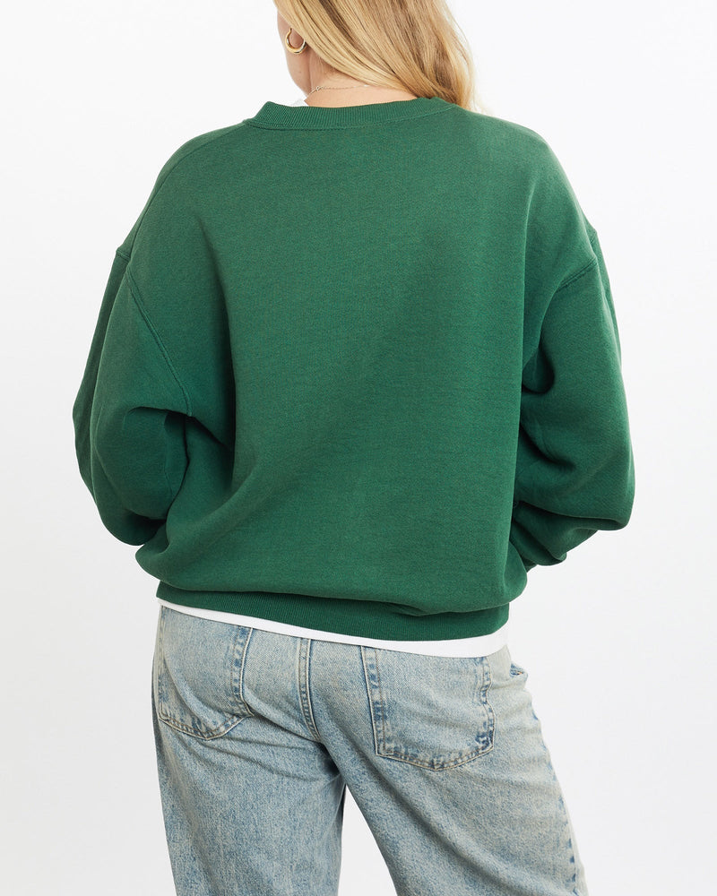 Vintage, 90s, USA, Olympics, Sweatshirt, The Real Deal, size small, colour Green, newtown, sydney, australia, thrift store, opshop, preloved, secondhand, sustainable, retro, antique, 70s, 80s, 90s, 2000s, 00s, fashion, clothing, streetwear, trendy, garment, style, boutique, store, shop, archive, sale, cheap, best, top, Sweats and hoodies