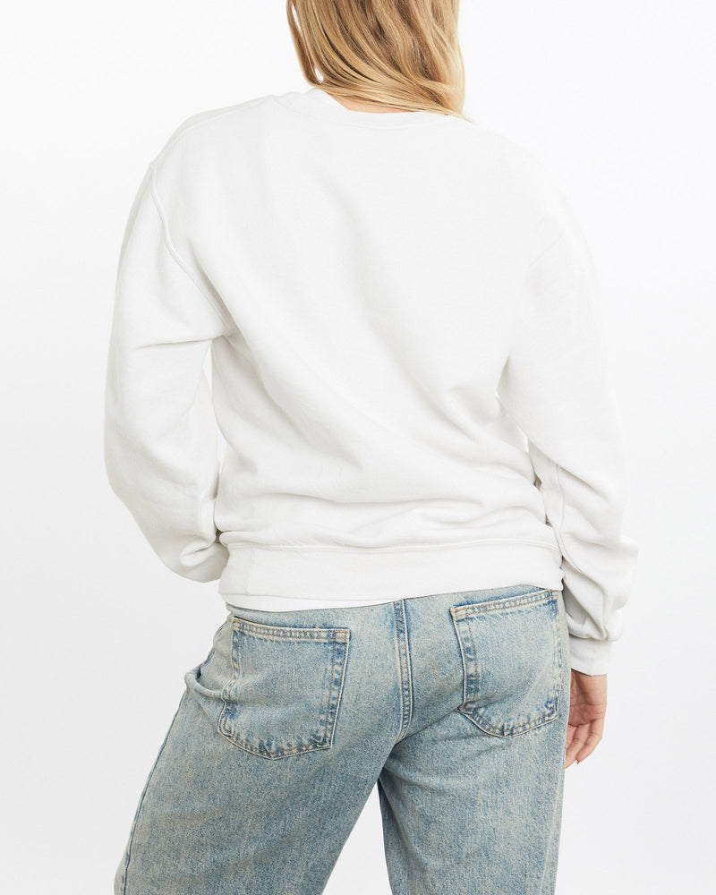 Vintage, Nike, Sweatshirt, The Real Deal, size small, colour White, newtown, sydney, australia, thrift store, opshop, preloved, secondhand, sustainable, retro, antique, 70s, 80s, 90s, 2000s, 00s, fashion, clothing, streetwear, trendy, garment, style, boutique, store, shop, archive, sale, cheap, best, top, Sweats and hoodies