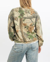 Vintage, 90s, Realtree, Camo, Sweatshirt, The Real Deal, size small, colour Multicolour, newtown, sydney, australia, thrift store, opshop, preloved, secondhand, sustainable, retro, antique, 70s, 80s, 90s, 2000s, 00s, fashion, clothing, streetwear, trendy, garment, style, boutique, store, shop, archive, sale, cheap, best, top, Sweats and hoodies