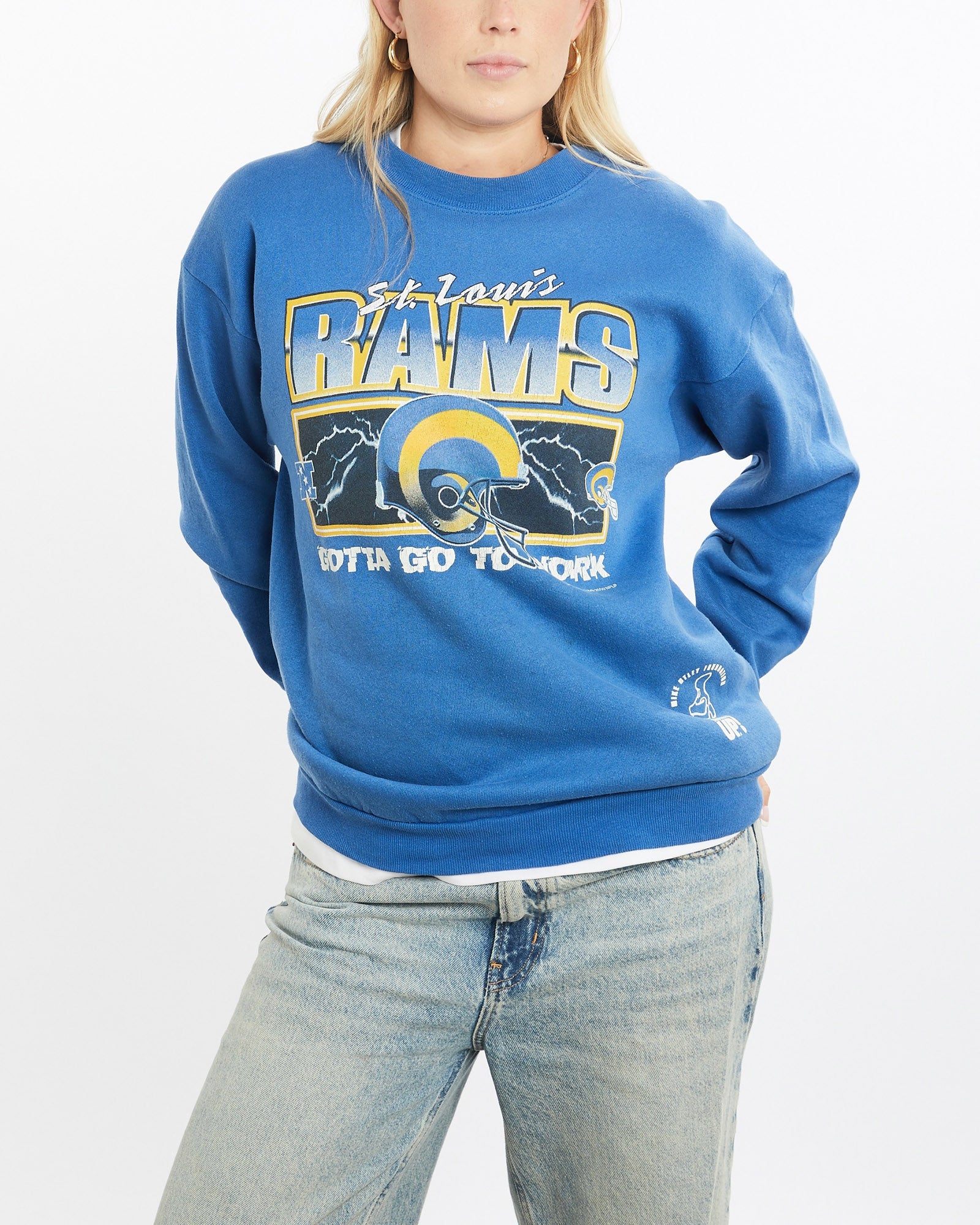 Vintage NFL St. Louis Rams Sweatshirt S - The Real Deal
