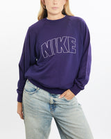 Vintage, 80s, Nike, Sweatshirt, The Real Deal, size small, colour Purple, newtown, sydney, australia, thrift store, opshop, preloved, secondhand, sustainable, retro, antique, 70s, 80s, 90s, 2000s, 00s, fashion, clothing, streetwear, trendy, garment, style, boutique, store, shop, archive, sale, cheap, best, top, Sweats and hoodies