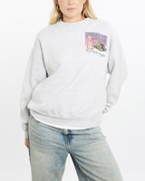 Vintage, 1998, Wheels, Of, Time, Sweatshirt, The Real Deal, size small, colour Grey, newtown, sydney, australia, thrift store, opshop, preloved, secondhand, sustainable, retro, antique, 70s, 80s, 90s, 2000s, 00s, fashion, clothing, streetwear, trendy, garment, style, boutique, store, shop, archive, sale, cheap, best, top, Sweats and hoodies