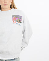 Vintage, 1998, Wheels, Of, Time, Sweatshirt, The Real Deal, size small, colour Grey, newtown, sydney, australia, thrift store, opshop, preloved, secondhand, sustainable, retro, antique, 70s, 80s, 90s, 2000s, 00s, fashion, clothing, streetwear, trendy, garment, style, boutique, store, shop, archive, sale, cheap, best, top, Sweats and hoodies