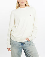 Vintage, Tommy, Hilfiger, Knit, Sweater, The Real Deal, size small, colour White, newtown, sydney, australia, thrift store, opshop, preloved, secondhand, sustainable, retro, antique, 70s, 80s, 90s, 2000s, 00s, fashion, clothing, streetwear, trendy, garment, style, boutique, store, shop, archive, sale, cheap, best, top, Sweats and hoodies