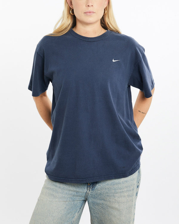 Vintage, Nike, Tee, The Real Deal, size small, colour Navy, newtown, sydney, australia, thrift store, opshop, preloved, secondhand, sustainable, retro, antique, 70s, 80s, 90s, 2000s, 00s, fashion, clothing, streetwear, trendy, garment, style, boutique, store, shop, archive, sale, cheap, best, top, T-Shirts