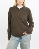 Vintage, Chaps, Ralph, Lauren, Collared, Knit, Sweater, The Real Deal, size small, colour Brown, newtown, sydney, australia, thrift store, opshop, preloved, secondhand, sustainable, retro, antique, 70s, 80s, 90s, 2000s, 00s, fashion, clothing, streetwear, trendy, garment, style, boutique, store, shop, archive, sale, cheap, best, top, Sweats and hoodies