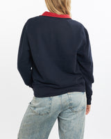 Vintage, Nautica, Quarter, Zip, Sweatshirt, The Real Deal, size small, colour Navy, newtown, sydney, australia, thrift store, opshop, preloved, secondhand, sustainable, retro, antique, 70s, 80s, 90s, 2000s, 00s, fashion, clothing, streetwear, trendy, garment, style, boutique, store, shop, archive, sale, cheap, best, top, Sweats and hoodies