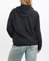 Vintage, Adidas, Windbreaker, Jacket, The Real Deal, size small, colour Black, newtown, sydney, australia, thrift store, opshop, preloved, secondhand, sustainable, retro, antique, 70s, 80s, 90s, 2000s, 00s, fashion, clothing, streetwear, trendy, garment, style, boutique, store, shop, archive, sale, cheap, best, top, Jackets