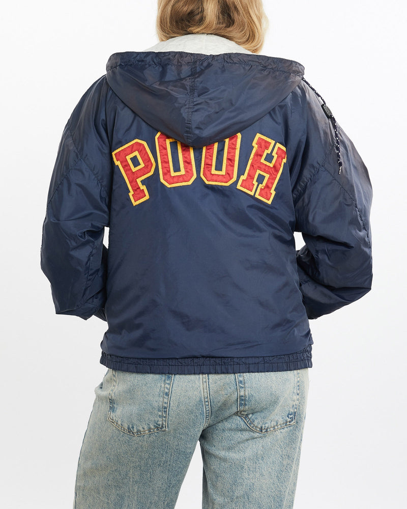 Vintage, 90s, Disney, Winnie, The, Pooh, Jacket, The Real Deal, size small, colour Navy, newtown, sydney, australia, thrift store, opshop, preloved, secondhand, sustainable, retro, antique, 70s, 80s, 90s, 2000s, 00s, fashion, clothing, streetwear, trendy, garment, style, boutique, store, shop, archive, sale, cheap, best, top, Jackets