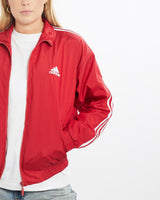 Vintage, Adidas, Track, Jacket, The Real Deal, size small, colour Red, newtown, sydney, australia, thrift store, opshop, preloved, secondhand, sustainable, retro, antique, 70s, 80s, 90s, 2000s, 00s, fashion, clothing, streetwear, trendy, garment, style, boutique, store, shop, archive, sale, cheap, best, top, Jackets