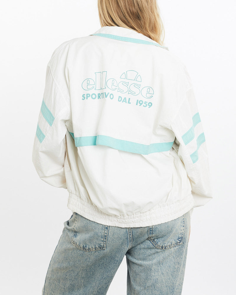 Vintage, 90s, Ellesse, Jacket, The Real Deal, size small, colour White, newtown, sydney, australia, thrift store, opshop, preloved, secondhand, sustainable, retro, antique, 70s, 80s, 90s, 2000s, 00s, fashion, clothing, streetwear, trendy, garment, style, boutique, store, shop, archive, sale, cheap, best, top, Jackets