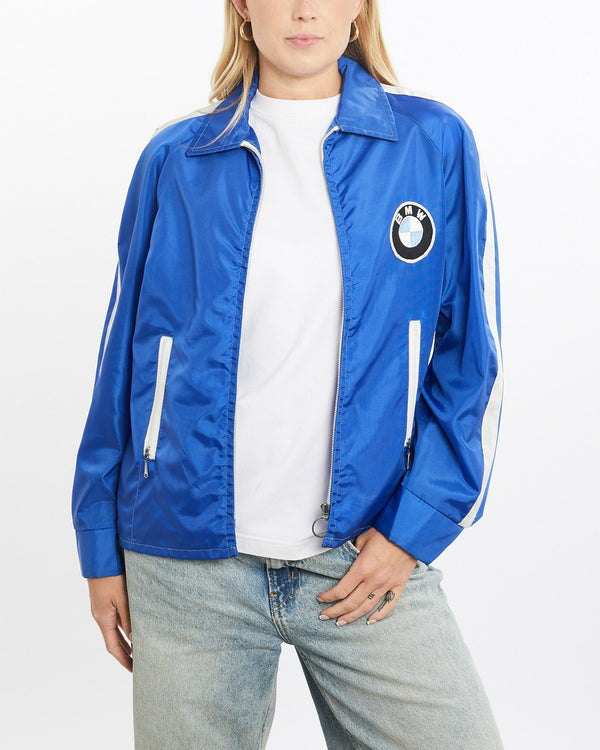 Vintage, 70s, BMW, Nylon, Jacket, The Real Deal, size small, colour Blue, newtown, sydney, australia, thrift store, opshop, preloved, secondhand, sustainable, retro, antique, 70s, 80s, 90s, 2000s, 00s, fashion, clothing, streetwear, trendy, garment, style, boutique, store, shop, archive, sale, cheap, best, top, Jackets