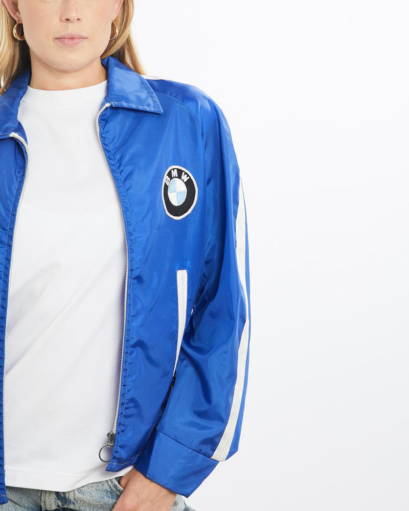 Vintage, 70s, BMW, Nylon, Jacket, The Real Deal, size small, colour Blue, newtown, sydney, australia, thrift store, opshop, preloved, secondhand, sustainable, retro, antique, 70s, 80s, 90s, 2000s, 00s, fashion, clothing, streetwear, trendy, garment, style, boutique, store, shop, archive, sale, cheap, best, top, Jackets