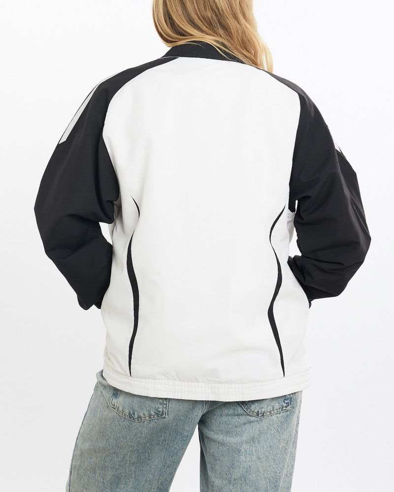 Vintage, Adidas, Track, Jacket, The Real Deal, size small, colour White, newtown, sydney, australia, thrift store, opshop, preloved, secondhand, sustainable, retro, antique, 70s, 80s, 90s, 2000s, 00s, fashion, clothing, streetwear, trendy, garment, style, boutique, store, shop, archive, sale, cheap, best, top, Jackets
