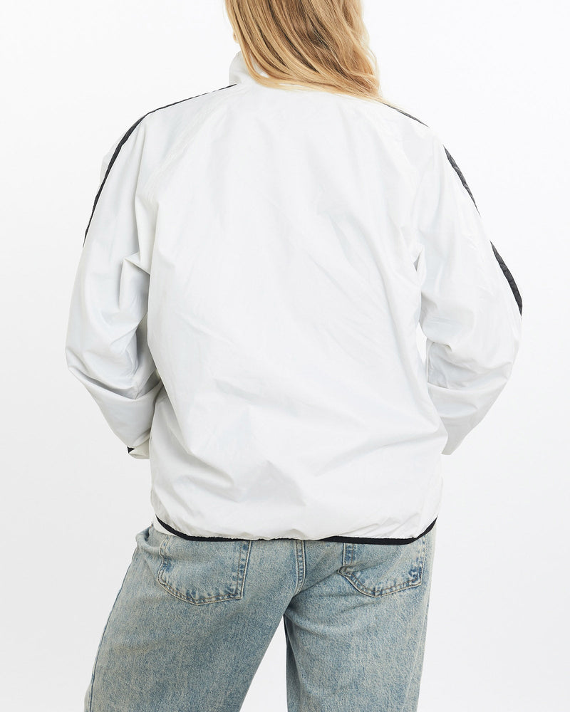 Vintage, 90s, Nike, Track, Jacket, The Real Deal, size small, colour White, newtown, sydney, australia, thrift store, opshop, preloved, secondhand, sustainable, retro, antique, 70s, 80s, 90s, 2000s, 00s, fashion, clothing, streetwear, trendy, garment, style, boutique, store, shop, archive, sale, cheap, best, top, Jackets