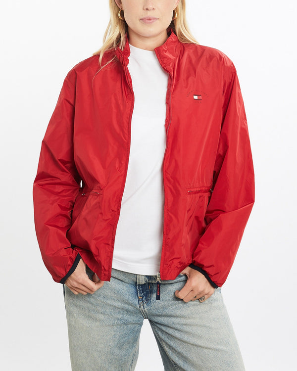 Vintage, Tommy, Hilfiger, Windbreaker, Jacket, The Real Deal, size small, colour Red, newtown, sydney, australia, thrift store, opshop, preloved, secondhand, sustainable, retro, antique, 70s, 80s, 90s, 2000s, 00s, fashion, clothing, streetwear, trendy, garment, style, boutique, store, shop, archive, sale, cheap, best, top, Jackets