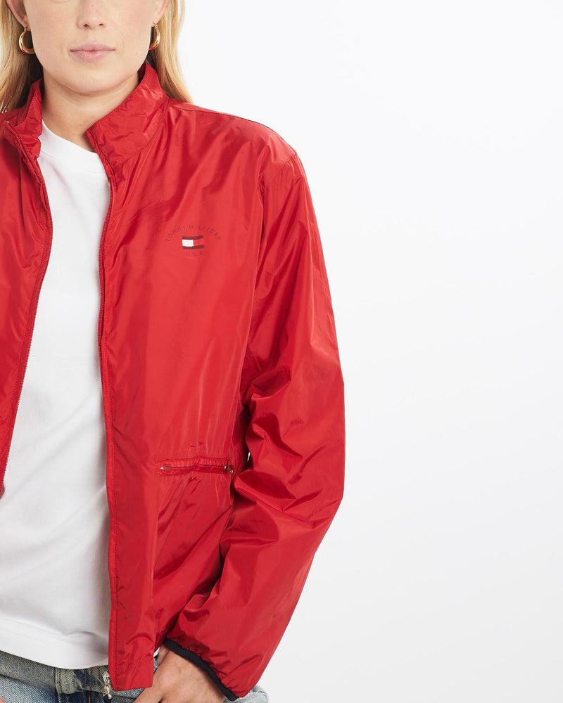 Vintage, Tommy, Hilfiger, Windbreaker, Jacket, The Real Deal, size small, colour Red, newtown, sydney, australia, thrift store, opshop, preloved, secondhand, sustainable, retro, antique, 70s, 80s, 90s, 2000s, 00s, fashion, clothing, streetwear, trendy, garment, style, boutique, store, shop, archive, sale, cheap, best, top, Jackets