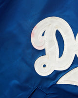 Vintage, 90s, MLB, Los, Angeles, Dodgers, Satin, Bomber, Jacket, The Real Deal, size small, colour Blue, newtown, sydney, australia, thrift store, opshop, preloved, secondhand, sustainable, retro, antique, 70s, 80s, 90s, 2000s, 00s, fashion, clothing, streetwear, trendy, garment, style, boutique, store, shop, archive, sale, cheap, best, top, Jackets