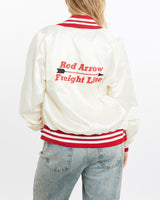 Vintage, 80s, Satin, Bomber, Jacket, The Real Deal, size small, colour White, newtown, sydney, australia, thrift store, opshop, preloved, secondhand, sustainable, retro, antique, 70s, 80s, 90s, 2000s, 00s, fashion, clothing, streetwear, trendy, garment, style, boutique, store, shop, archive, sale, cheap, best, top, Jackets