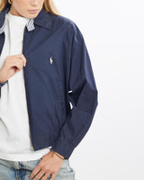 Vintage, 90s, Polo, Ralph, Lauren, Harrington, Jacket, The Real Deal, size small, colour Navy, newtown, sydney, australia, thrift store, opshop, preloved, secondhand, sustainable, retro, antique, 70s, 80s, 90s, 2000s, 00s, fashion, clothing, streetwear, trendy, garment, style, boutique, store, shop, archive, sale, cheap, best, top, Jackets