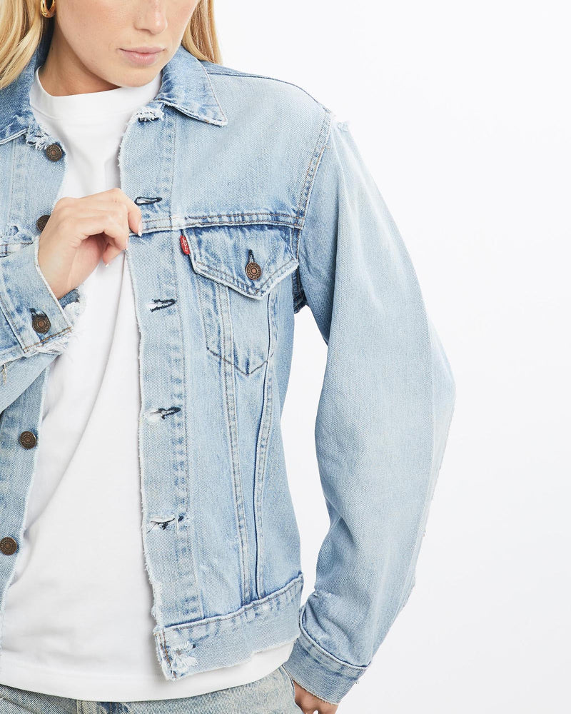 Vintage, Levi's, Denim, Jacket, The Real Deal, size small, colour Blue, newtown, sydney, australia, thrift store, opshop, preloved, secondhand, sustainable, retro, antique, 70s, 80s, 90s, 2000s, 00s, fashion, clothing, streetwear, trendy, garment, style, boutique, store, shop, archive, sale, cheap, best, top, Jackets