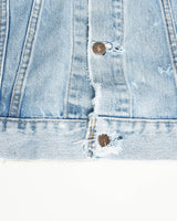 Vintage, Levi's, Denim, Jacket, The Real Deal, size small, colour Blue, newtown, sydney, australia, thrift store, opshop, preloved, secondhand, sustainable, retro, antique, 70s, 80s, 90s, 2000s, 00s, fashion, clothing, streetwear, trendy, garment, style, boutique, store, shop, archive, sale, cheap, best, top, Jackets