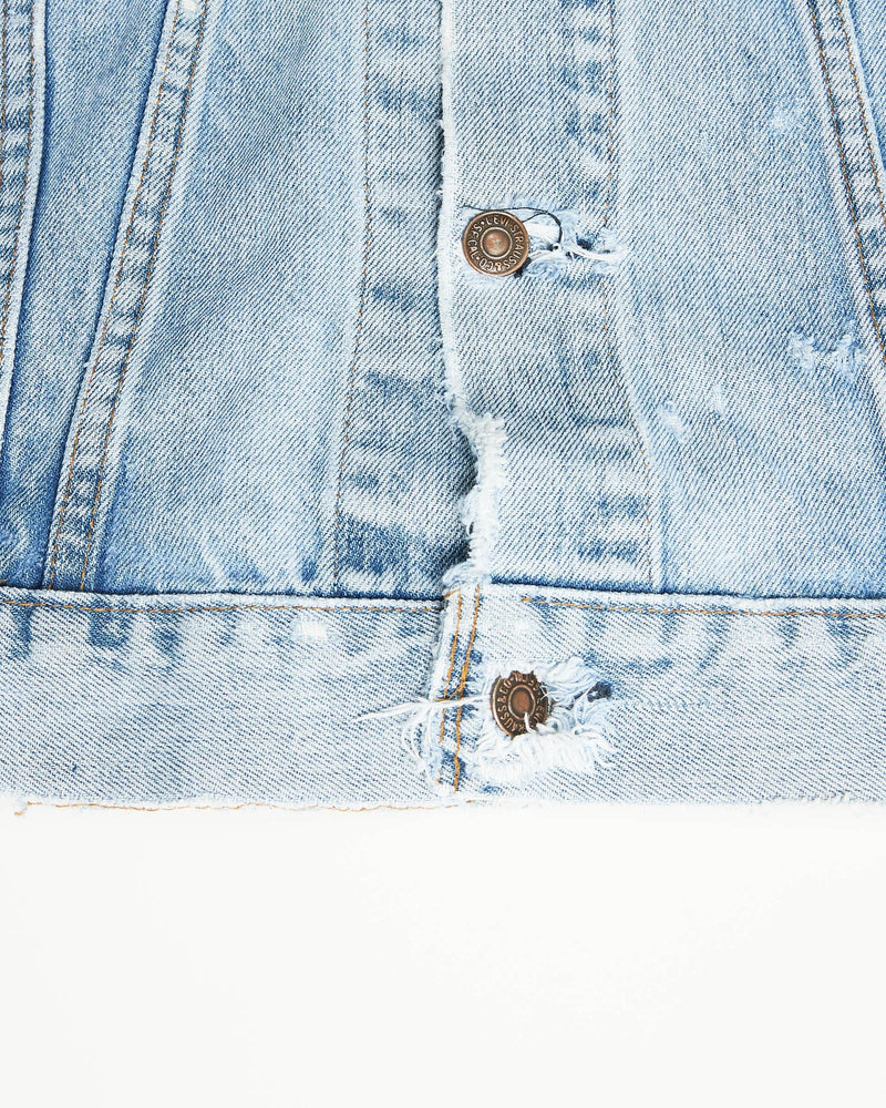 Vintage, Levi's, Denim, Jacket, The Real Deal, size small, colour Blue, newtown, sydney, australia, thrift store, opshop, preloved, secondhand, sustainable, retro, antique, 70s, 80s, 90s, 2000s, 00s, fashion, clothing, streetwear, trendy, garment, style, boutique, store, shop, archive, sale, cheap, best, top, Jackets