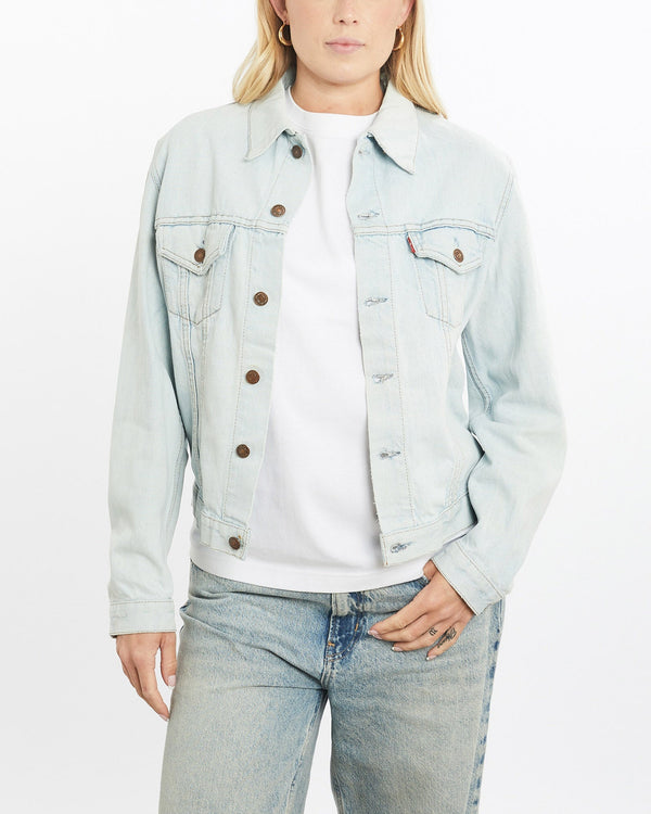 Vintage, 90s, Levi's, Denim, Jacket, The Real Deal, size small, colour Grey, newtown, sydney, australia, thrift store, opshop, preloved, secondhand, sustainable, retro, antique, 70s, 80s, 90s, 2000s, 00s, fashion, clothing, streetwear, trendy, garment, style, boutique, store, shop, archive, sale, cheap, best, top, Jackets