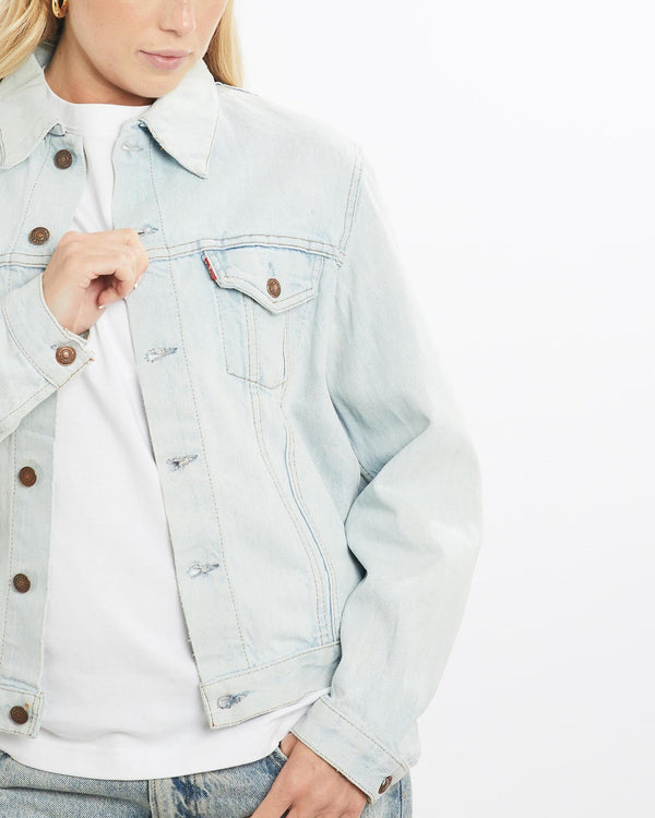 Vintage, 90s, Levi's, Denim, Jacket, The Real Deal, size small, colour Grey, newtown, sydney, australia, thrift store, opshop, preloved, secondhand, sustainable, retro, antique, 70s, 80s, 90s, 2000s, 00s, fashion, clothing, streetwear, trendy, garment, style, boutique, store, shop, archive, sale, cheap, best, top, Jackets