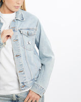 Vintage, Calvin, Klein, Jeans, Denim, Jacket, The Real Deal, size small, colour Blue, newtown, sydney, australia, thrift store, opshop, preloved, secondhand, sustainable, retro, antique, 70s, 80s, 90s, 2000s, 00s, fashion, clothing, streetwear, trendy, garment, style, boutique, store, shop, archive, sale, cheap, best, top, Jackets