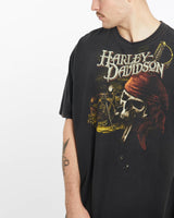 Vintage, Harley, Davidson, Tee, The Real Deal, size extra large, colour Black, newtown, sydney, australia, thrift store, opshop, preloved, secondhand, sustainable, retro, antique, 70s, 80s, 90s, 2000s, 00s, fashion, clothing, streetwear, trendy, garment, style, boutique, store, shop, archive, sale, cheap, best, top, T-Shirts