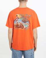Vintage, Harley, Davidson, Tee, The Real Deal, size extra large, colour Orange, newtown, sydney, australia, thrift store, opshop, preloved, secondhand, sustainable, retro, antique, 70s, 80s, 90s, 2000s, 00s, fashion, clothing, streetwear, trendy, garment, style, boutique, store, shop, archive, sale, cheap, best, top, T-Shirts