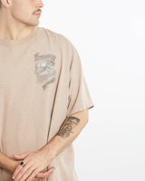 Vintage, Harley, Davidson, Smoky, Mountain, Tee, The Real Deal, size double extra large, colour Beige, newtown, sydney, australia, thrift store, opshop, preloved, secondhand, sustainable, retro, antique, 70s, 80s, 90s, 2000s, 00s, fashion, clothing, streetwear, trendy, garment, style, boutique, store, shop, archive, sale, cheap, best, top, T-Shirts