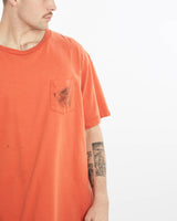 Vintage, Harley, Davidson, Tee, The Real Deal, size extra large, colour Orange, newtown, sydney, australia, thrift store, opshop, preloved, secondhand, sustainable, retro, antique, 70s, 80s, 90s, 2000s, 00s, fashion, clothing, streetwear, trendy, garment, style, boutique, store, shop, archive, sale, cheap, best, top, T-Shirts