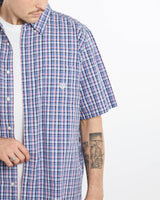 Vintage, Chaps, Ralph, Lauren, Short, Sleeve, Button, Up, Shirt, The Real Deal, size extra large, colour Multicolour, newtown, sydney, australia, thrift store, opshop, preloved, secondhand, sustainable, retro, antique, 70s, 80s, 90s, 2000s, 00s, fashion, clothing, streetwear, trendy, garment, style, boutique, store, shop, archive, sale, cheap, best, top, Shirts