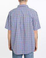 Vintage, Chaps, Ralph, Lauren, Short, Sleeve, Button, Up, Shirt, The Real Deal, size extra large, colour Multicolour, newtown, sydney, australia, thrift store, opshop, preloved, secondhand, sustainable, retro, antique, 70s, 80s, 90s, 2000s, 00s, fashion, clothing, streetwear, trendy, garment, style, boutique, store, shop, archive, sale, cheap, best, top, Shirts