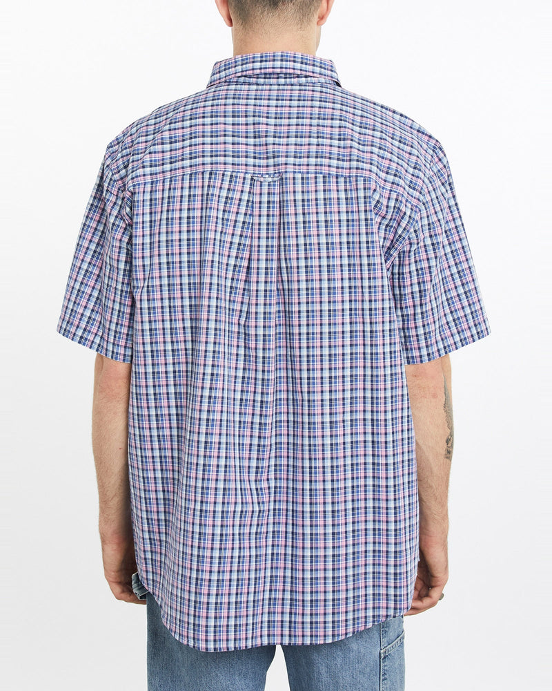 Vintage, Chaps, Ralph, Lauren, Short, Sleeve, Button, Up, Shirt, The Real Deal, size extra large, colour Multicolour, newtown, sydney, australia, thrift store, opshop, preloved, secondhand, sustainable, retro, antique, 70s, 80s, 90s, 2000s, 00s, fashion, clothing, streetwear, trendy, garment, style, boutique, store, shop, archive, sale, cheap, best, top, Shirts