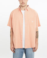 Vintage, Chaps, Ralph, Lauren, Short, Sleeve, Button, Up, Shirt, The Real Deal, size extra large, colour Orange, newtown, sydney, australia, thrift store, opshop, preloved, secondhand, sustainable, retro, antique, 70s, 80s, 90s, 2000s, 00s, fashion, clothing, streetwear, trendy, garment, style, boutique, store, shop, archive, sale, cheap, best, top, Shirts