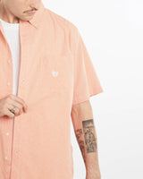 Vintage, Chaps, Ralph, Lauren, Short, Sleeve, Button, Up, Shirt, The Real Deal, size extra large, colour Orange, newtown, sydney, australia, thrift store, opshop, preloved, secondhand, sustainable, retro, antique, 70s, 80s, 90s, 2000s, 00s, fashion, clothing, streetwear, trendy, garment, style, boutique, store, shop, archive, sale, cheap, best, top, Shirts