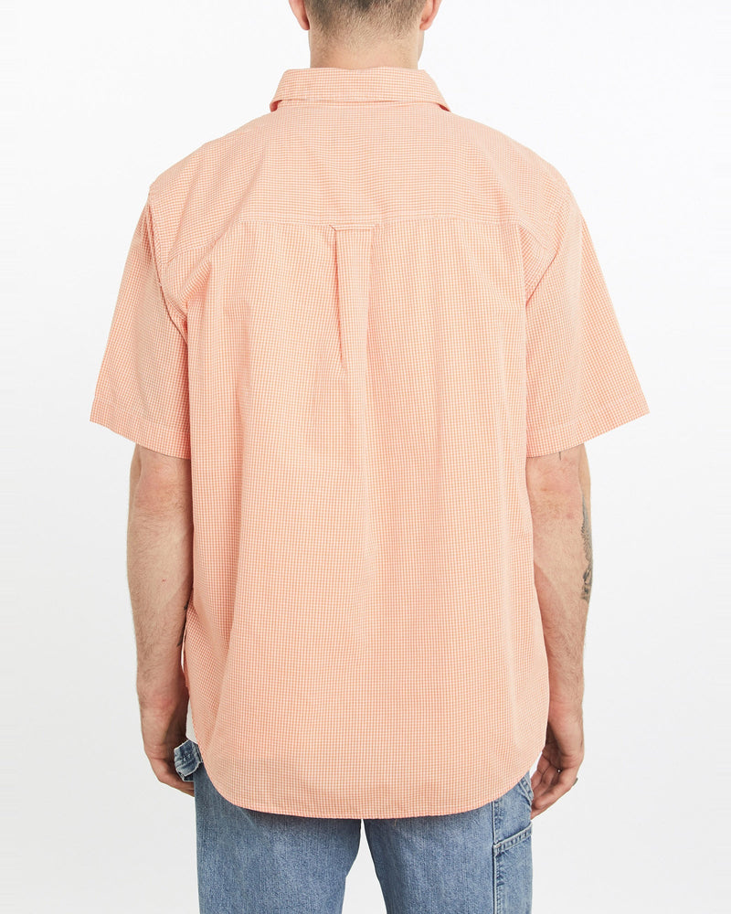 Vintage, Chaps, Ralph, Lauren, Short, Sleeve, Button, Up, Shirt, The Real Deal, size extra large, colour Orange, newtown, sydney, australia, thrift store, opshop, preloved, secondhand, sustainable, retro, antique, 70s, 80s, 90s, 2000s, 00s, fashion, clothing, streetwear, trendy, garment, style, boutique, store, shop, archive, sale, cheap, best, top, Shirts