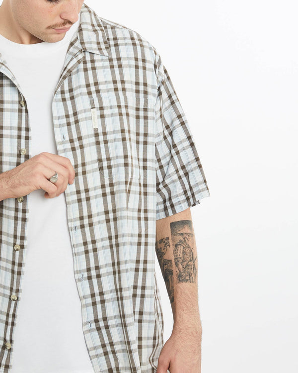 Vintage, Columbia, Short, Sleeve, Button, Up, Shirt, The Real Deal, size double extra large, colour Multicolour, newtown, sydney, australia, thrift store, opshop, preloved, secondhand, sustainable, retro, antique, 70s, 80s, 90s, 2000s, 00s, fashion, clothing, streetwear, trendy, garment, style, boutique, store, shop, archive, sale, cheap, best, top, Shirts