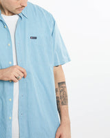 Vintage, Chaps, Ralph, Lauren, Short, Sleeve, Button, Up, Shirt, The Real Deal, size extra large, colour Blue, newtown, sydney, australia, thrift store, opshop, preloved, secondhand, sustainable, retro, antique, 70s, 80s, 90s, 2000s, 00s, fashion, clothing, streetwear, trendy, garment, style, boutique, store, shop, archive, sale, cheap, best, top, Shirts