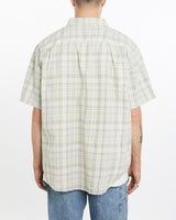 Vintage, Chaps, Ralph, Lauren, Short, Sleeve, Button, Up, Shirt, The Real Deal, size extra large, colour Grey, newtown, sydney, australia, thrift store, opshop, preloved, secondhand, sustainable, retro, antique, 70s, 80s, 90s, 2000s, 00s, fashion, clothing, streetwear, trendy, garment, style, boutique, store, shop, archive, sale, cheap, best, top, Shirts