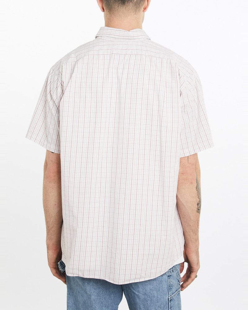 Vintage, 90s, Polo, Ralph, Lauren, Short, Sleeve, Button, Up, Shirt, The Real Deal, size extra large, colour White, newtown, sydney, australia, thrift store, opshop, preloved, secondhand, sustainable, retro, antique, 70s, 80s, 90s, 2000s, 00s, fashion, clothing, streetwear, trendy, garment, style, boutique, store, shop, archive, sale, cheap, best, top, Shirts